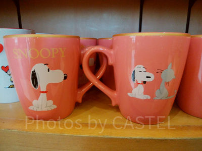スヌーピー×ネコのマグカップ