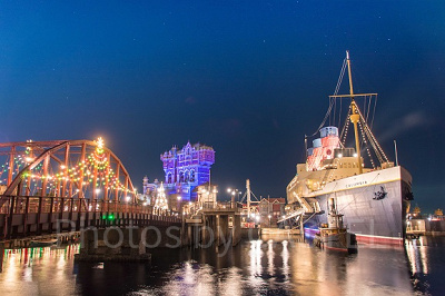 アメリカンウォーターフロントからケープコッドに向かう途中の石垣