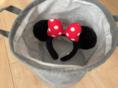 バスケットにいれる収納