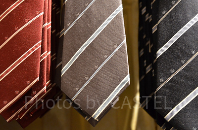 ストライプ（グレー）