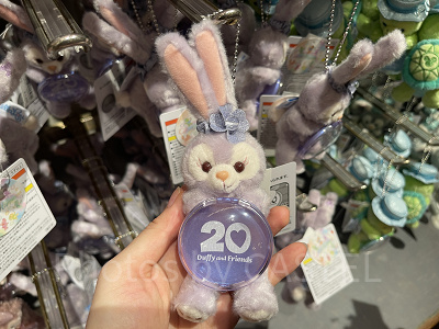 ぬいぐるみチャーム(ダッフィー20周年カラフルハピネスグッズ)