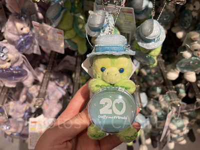 ぬいぐるみチャーム(ダッフィー20周年カラフルハピネスグッズ)