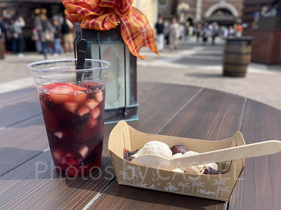 アイスフルーツティーとベイクドドルチェ