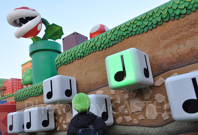 スーパー・ニンテンドー・ワールドの音符ブロック