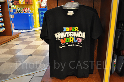 スーパーニンテンドーワールドTシャツ黒