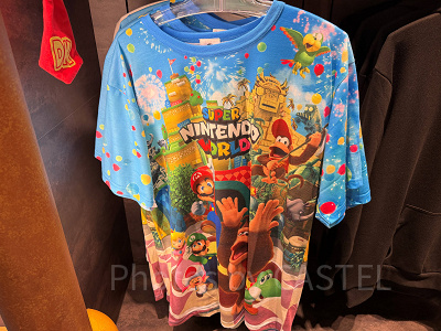 スーパーニンテンドーワールドのTシャツ