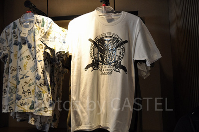 調査兵団エンブレムTシャツ（白