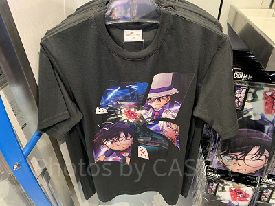 Tシャツ(黒)（USJコナン星空の宝石グッズ）