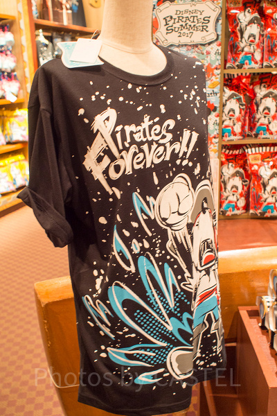 Tシャツ(パイレーツミッキー柄)表側