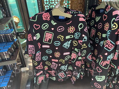 ベイマックス　ネオン　夏　Tシャツ　ディズニーランド　ビッグシルエット　ペア 新品 ディズニー ベイマックス Tシャツ ビッグシルエット ネオン