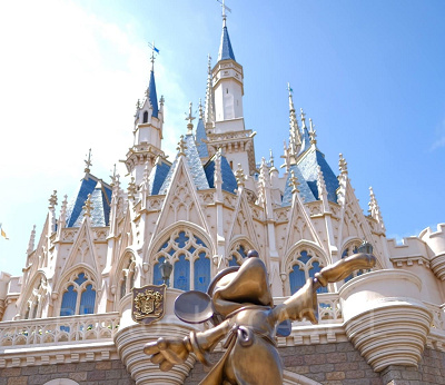 振袖姿で記念写真を撮る