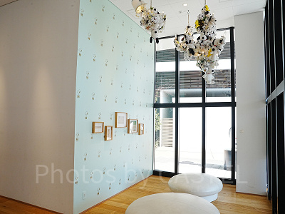 スヌーピーミュージアムのロビーは筆者おすすめの撮影スポット