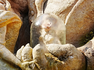 ベルと野獣が手に持つ魔法のバラ