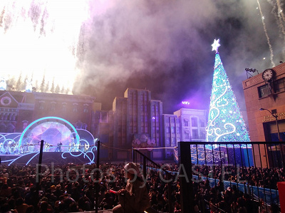 「クリスタルの約束」の特殊効果はどの席から見ても迫力満点