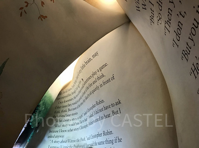 スタンバイラインは絵本で区切られています