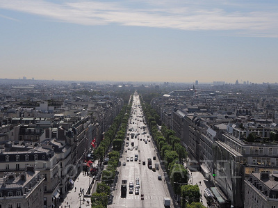 凱旋門からの景色