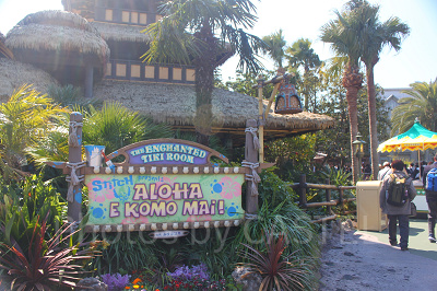 ディズニーの中に南国ムードが漂います♪