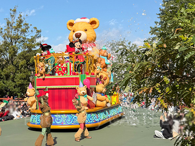 フロート停止時には特別な演出が！