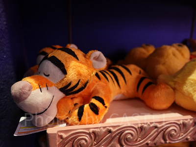 ティガーの寝顔ぬいぐるみ