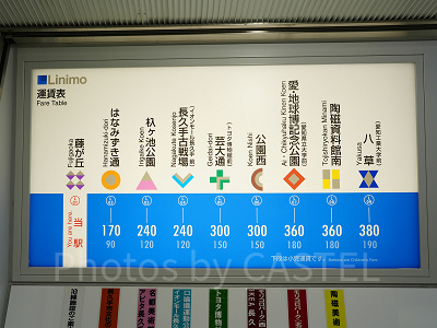 ジブリパークへは藤が丘駅で乗り換えてリニモに乗車