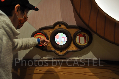 ユニバのパワーアップバンド:キノピオカフェのミニゲーム