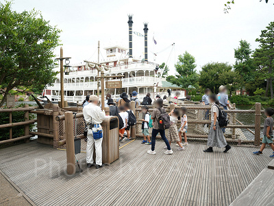 トムソーヤ島いかだの乗り場