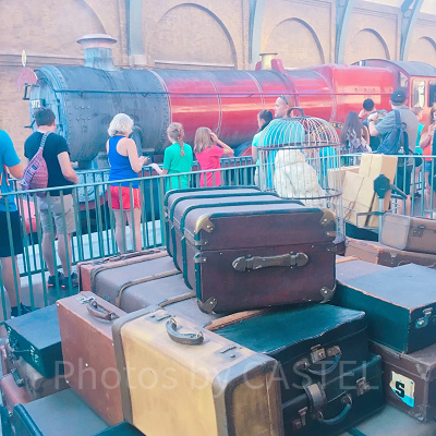 ホグワーツ特急に乗って移動