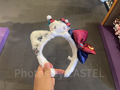 ユニバクリスマスグッズ2024:ハロー・キティのカチューシャ