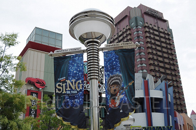 ユニバーサルシティウォークとホテル近鉄／USJ