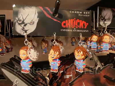 ユニバハロウィン2022グッズ:チャッキーのチャームセット