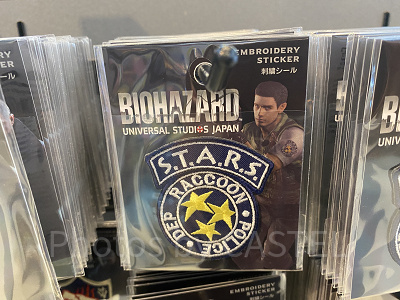 ユニバハロウィン2022グッズ：刺繍シール（S.T.A.R.S）