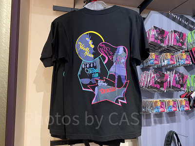 ユニバハロウィン2022グッズ:Tシャツ(裏)