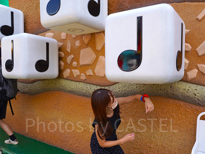 ユニバのパワーアップバンド:音符ブロック