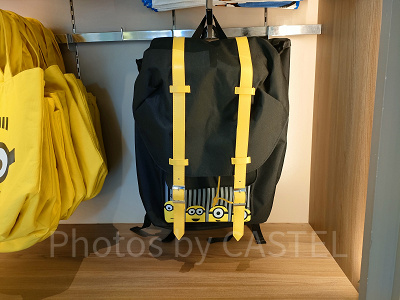 ユニバーサルスタジオシンガポール(USS)：ミニオンのリュックサック