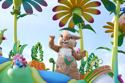 うさたま大脱走！のフロート③うさぎキャラクター