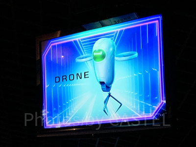 USJ「名探偵コナン4-Dライブ・ショー～星空の宝石～」：ドローン
