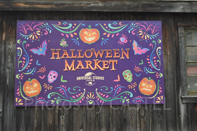 USJのハロウィンマーケット看板