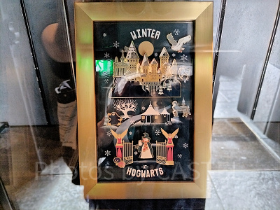 USJハリーポッター2024-2025冬グッズ:ピンバッジ&フレームセット