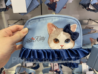 USJハローキティ/リアル猫ポーチ