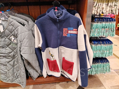 USJ冬グッズ:セサミストリートのハイネックボアジャケット