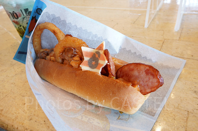 USJ×ワンピースコラボフード2022:フランキーのスーパー!!!アメリカンホットドッグ