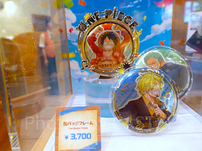 USJ×ワンピースコラボグッズ：缶バッジフレーム