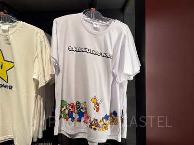 USJ/マリオキャラクターのTシャツ