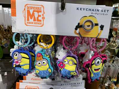 USJ/ミニオンのキーチェーン4個セット