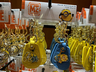 USJ/ミニオンのペアキーチェーン