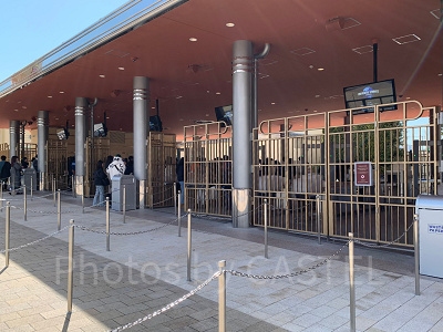 USJの新しい手荷物検査エリア