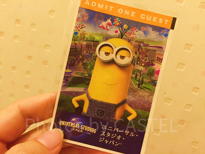 いろいろなデザインのスタジオ・パスは当日のお楽しみ♪