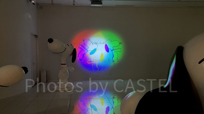 スヌーピー・ルームで楽しめる映像ショー