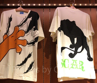映画『ライオンキング』のヴィランズ、スカーのTシャツ