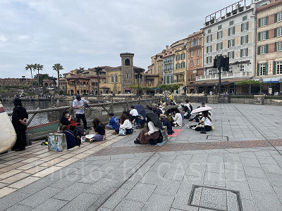 11時40分ごろのショー待ちの様子